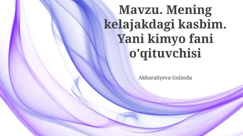 Kimyo O'qitish Metodlari va Zamonaviy Texnologiyalar