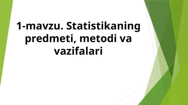 Statistika