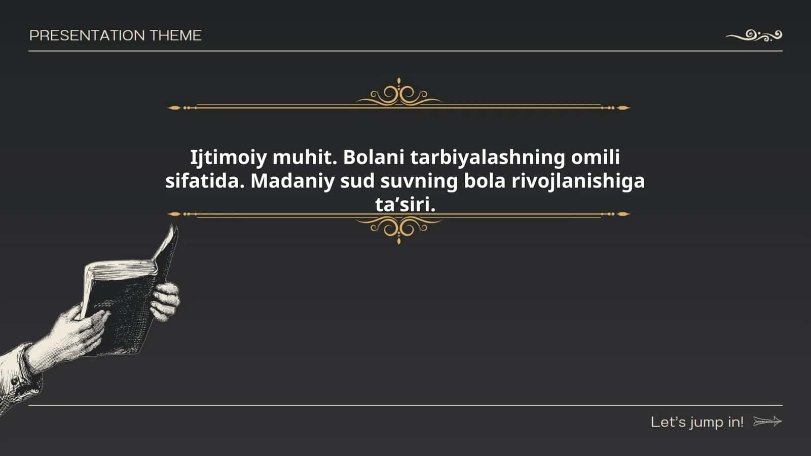 Oila muhiti va bolani tarbiyalash