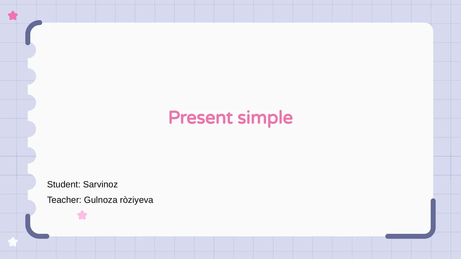 Present Simple