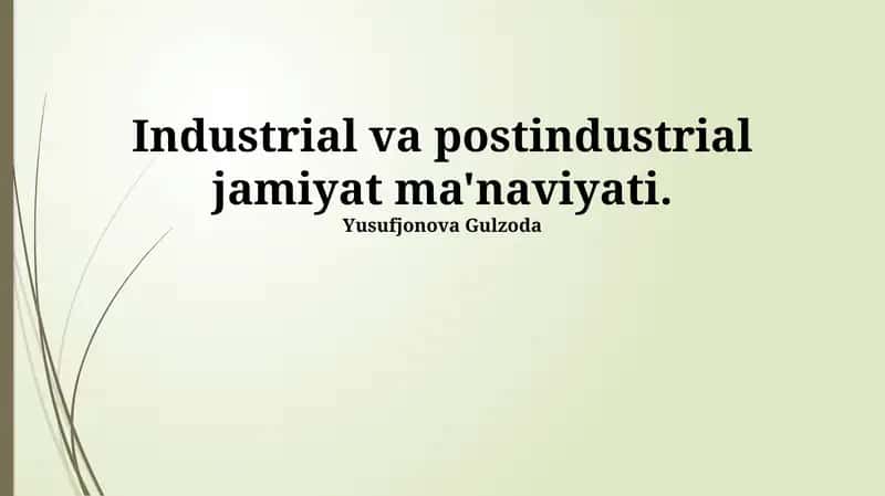 Ma'naviy qadriyatlarning o'zgarishi