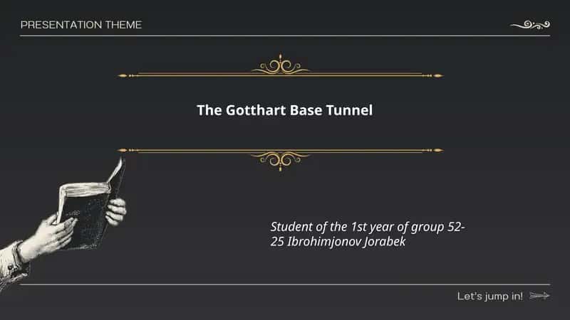The Gotthart Base Tunnel