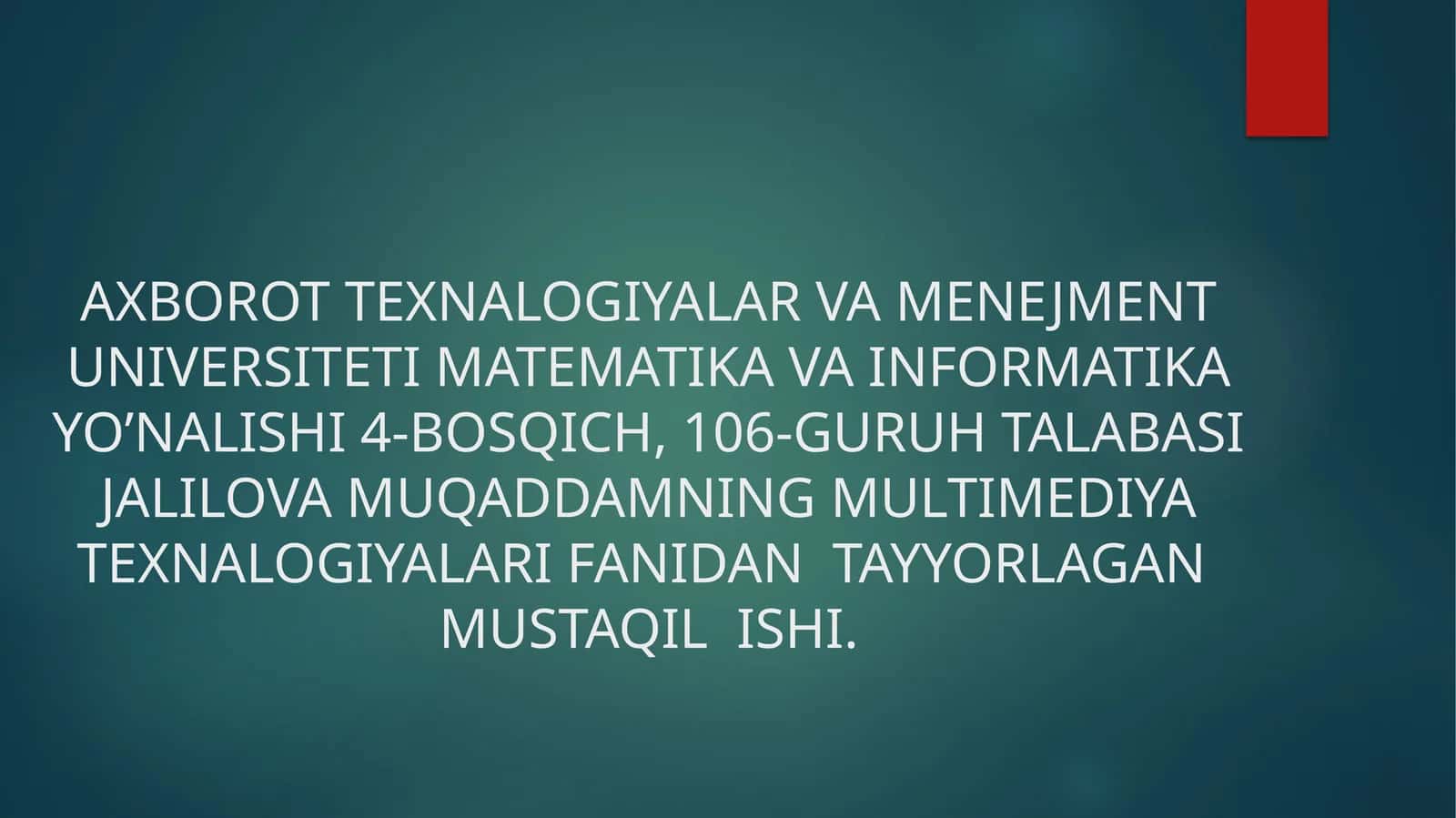 AutoPlayda electrondarslik interfeysini yaratish