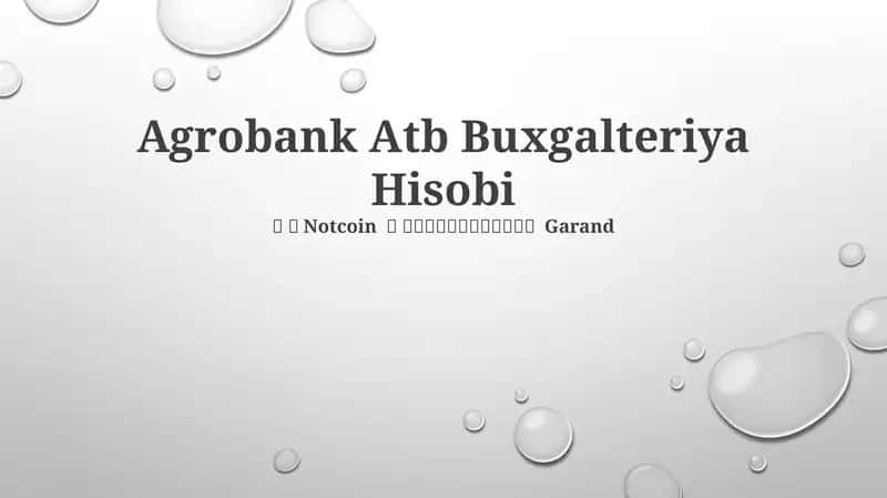 Agrobank Atb Buxgalteriya Hisobi