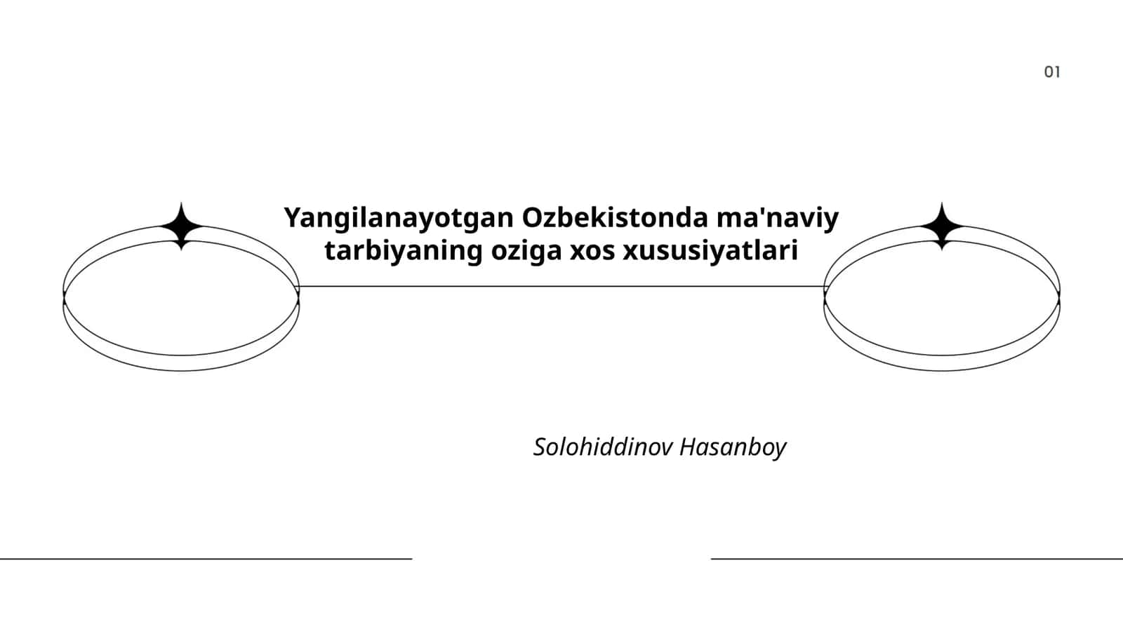 Yangilanayotgan Ozbekistonda ma'naviy tarbiyaning oziga xos xususiyatlari