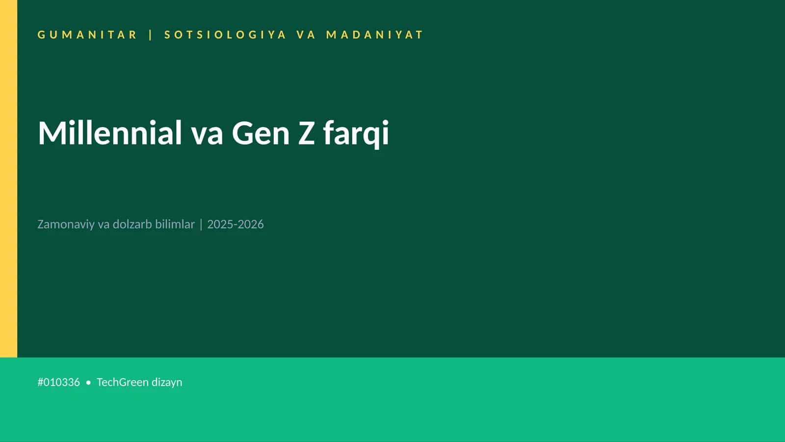 Millennial va Gen Z farqi