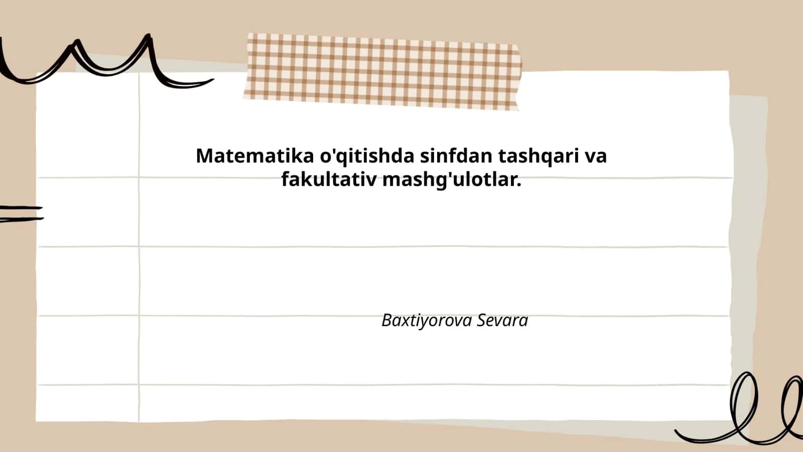 Algebraik masalalar