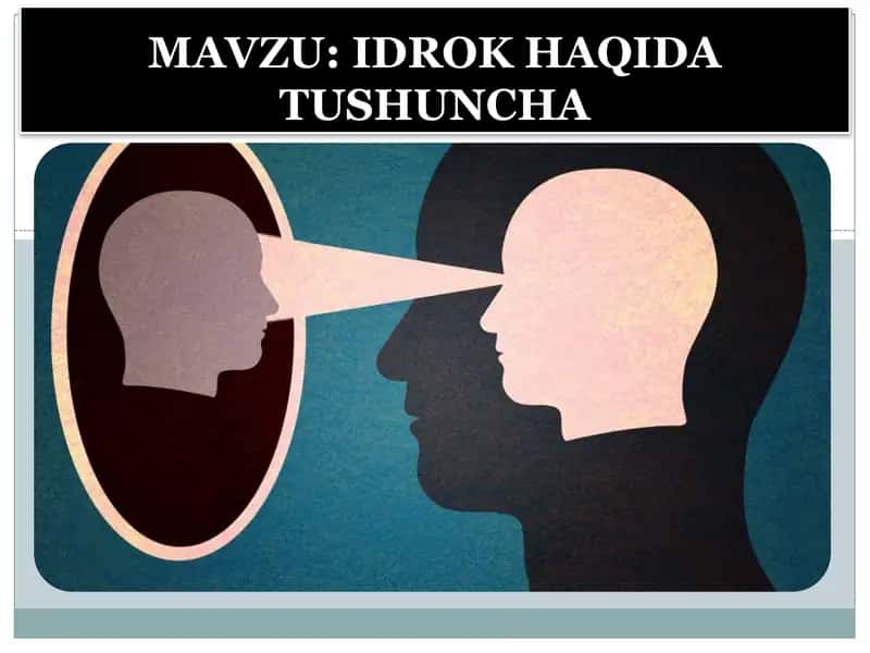 idrok haqida tushuncha
