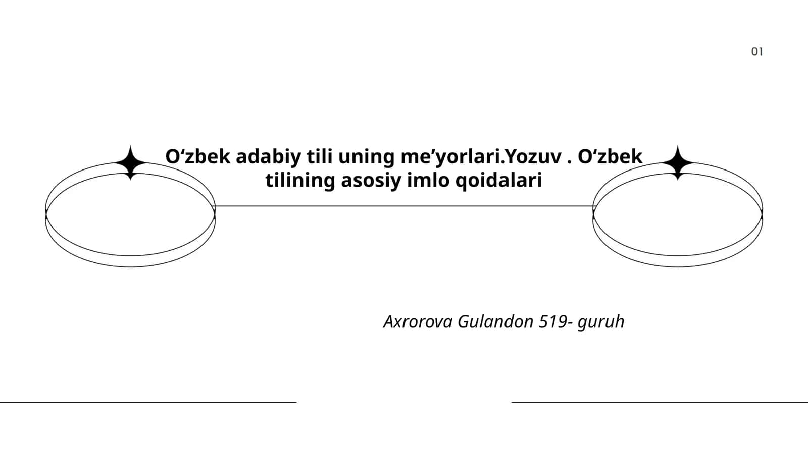 Oʻzbek adabiy tili uning meʼyorlari.Yozuv. Oʻzbek tilining asosiy imlo qoidalari