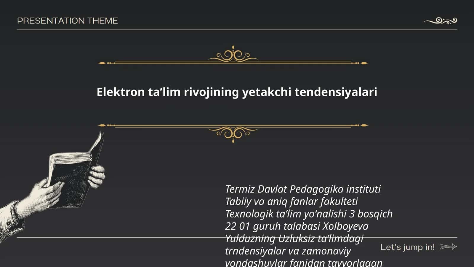 Elektron taʼlim rivojining yetakchi tendensiyalari