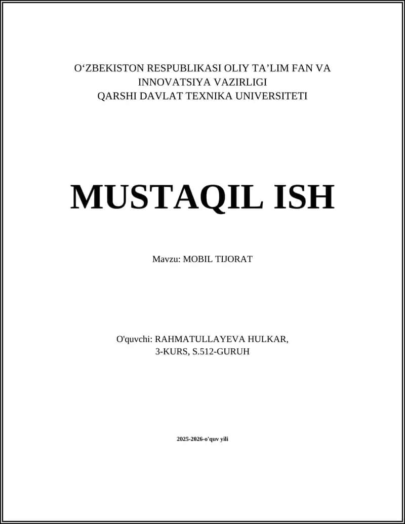 MOBIL TIJORAT