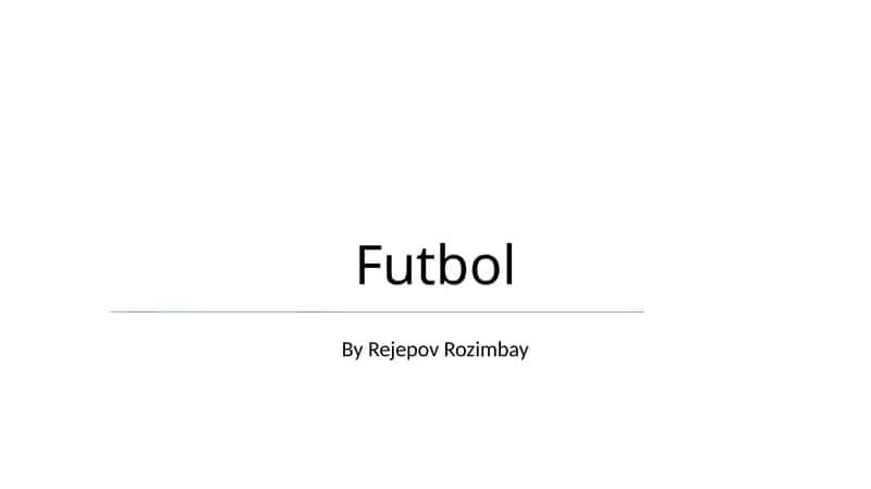 Futbol