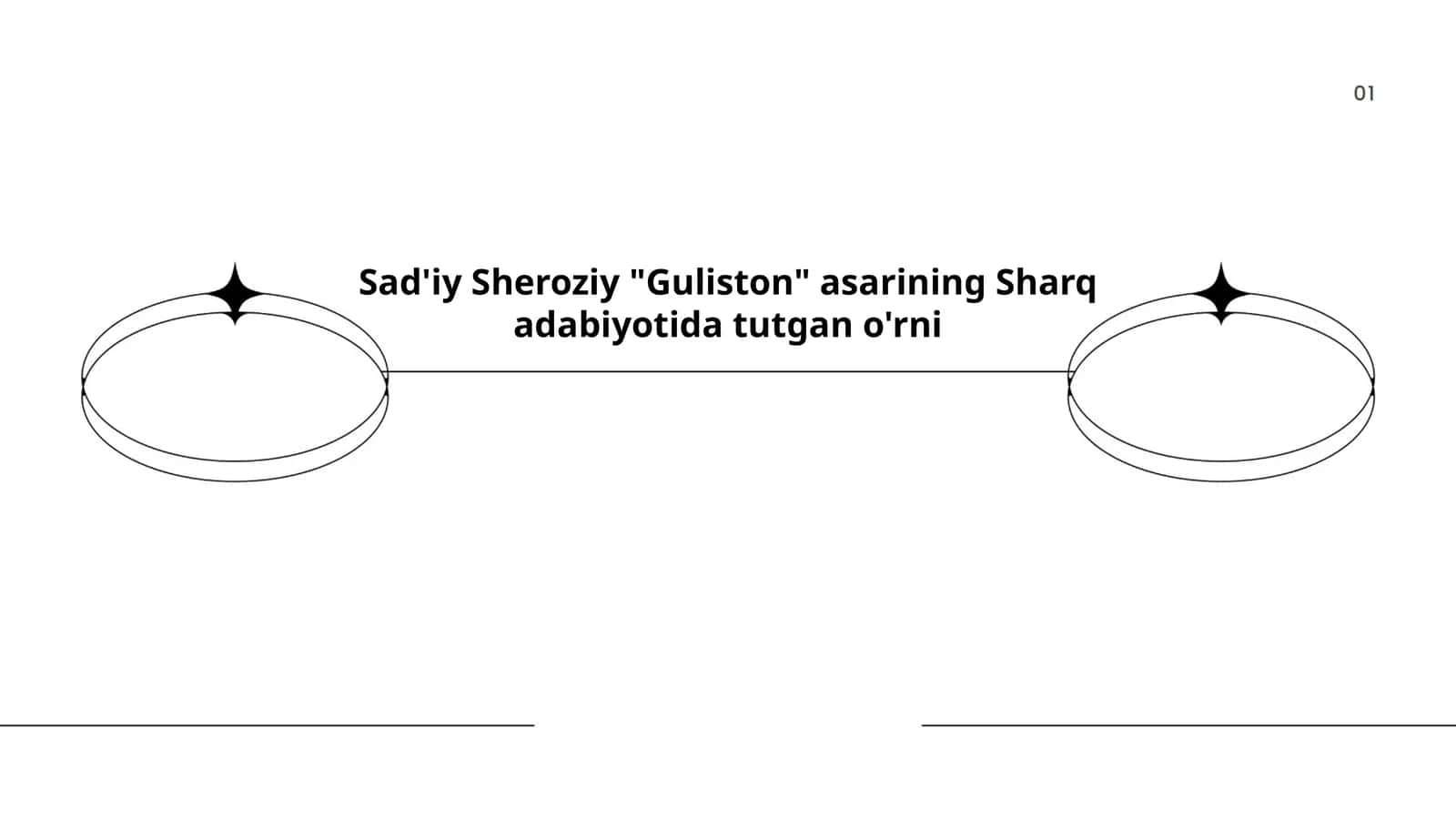 Sad'iy Sheroziy "Guliston" asarining Sharq adabiyotida tutgan o'rni
