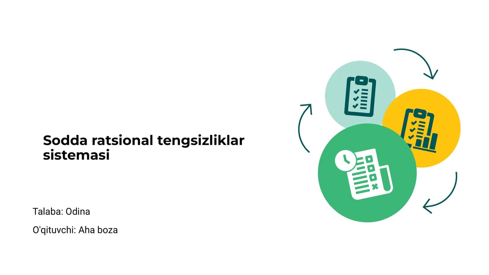 Sodda ratsional tengsizliklar sistemasi