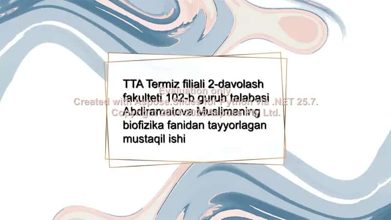 Past va yuqori chastotali fizioterapevtik asboblar
