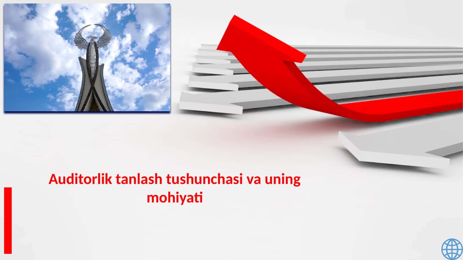Auditorlik tanlash tushunchasi va uning mohiyati