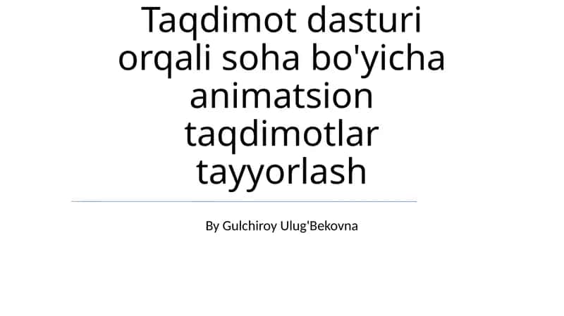 Animatsiya Texnikalari va Eng Yaxshi Amaliyotlar