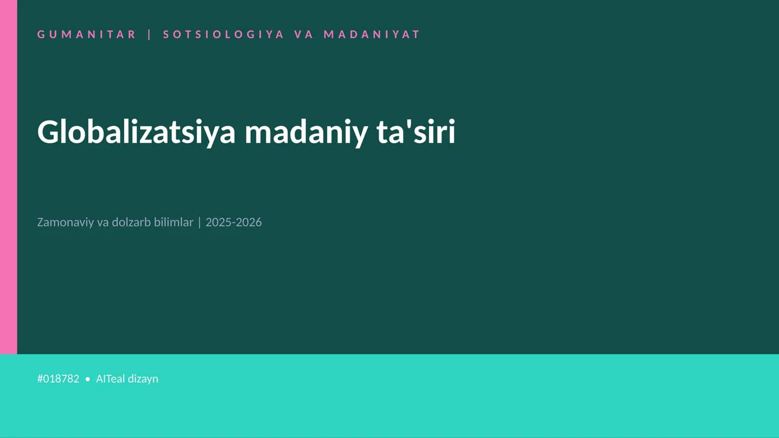 Globalizatsiya madaniy ta'siri