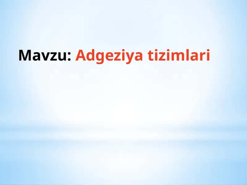Adgeziyatizimlari