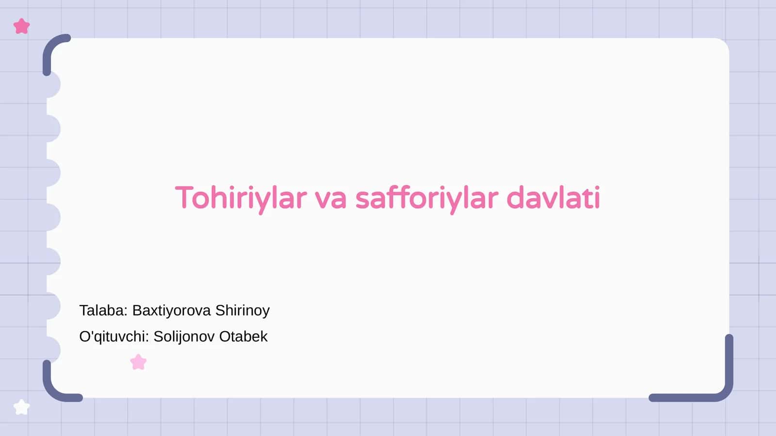 Tohiriylar va safforiylar davlati