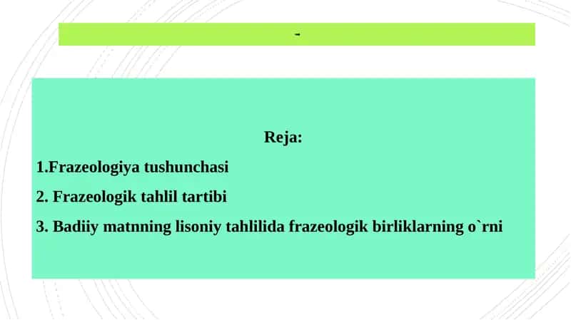 Frazeologik tahlil