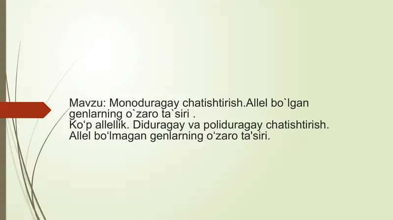 Monoduragay chatishtirish