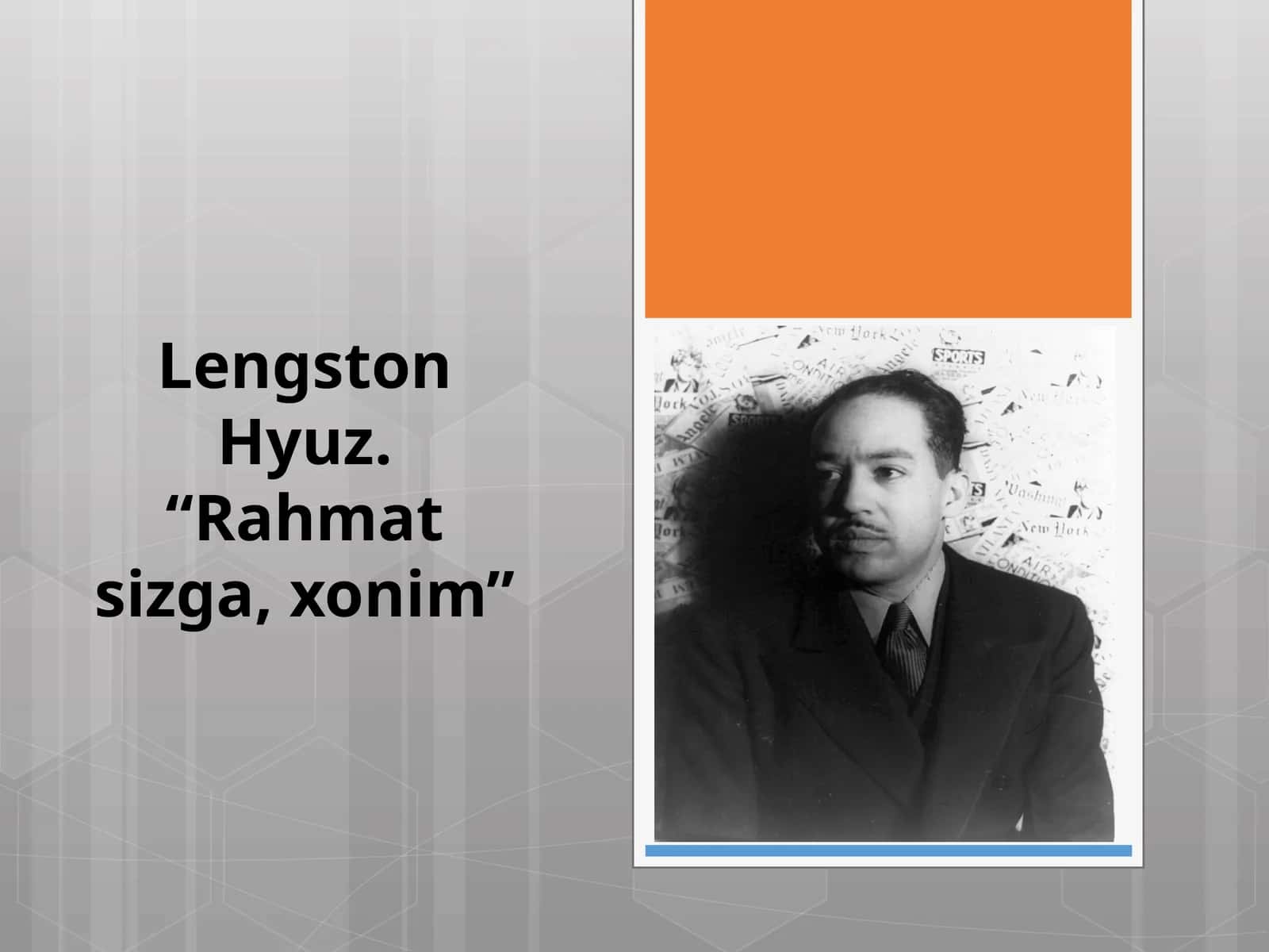 Rahmatsizga, xonim