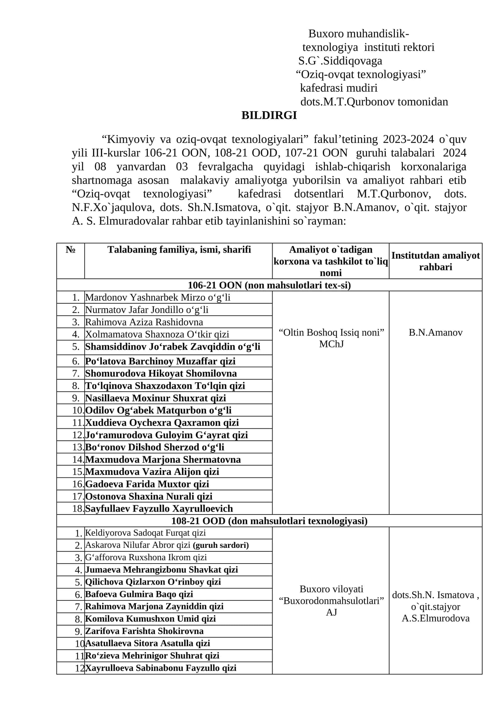 Oziq-ovqat texnologiyasi