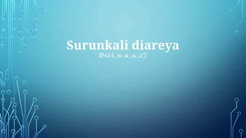 Surunkali diareya