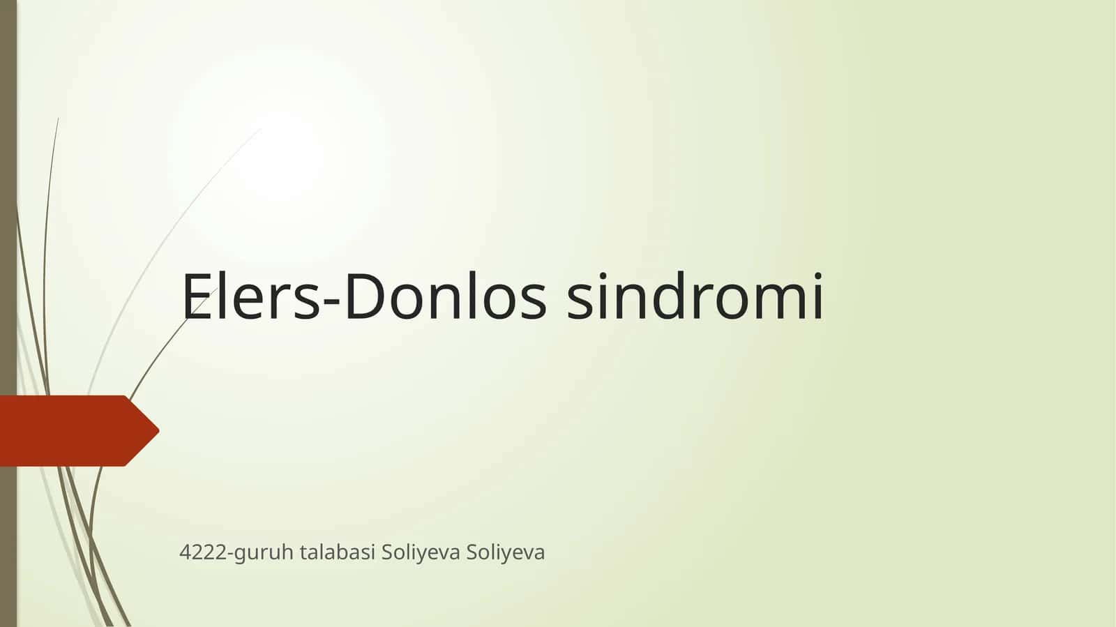 Ehlers-Danlossindromi