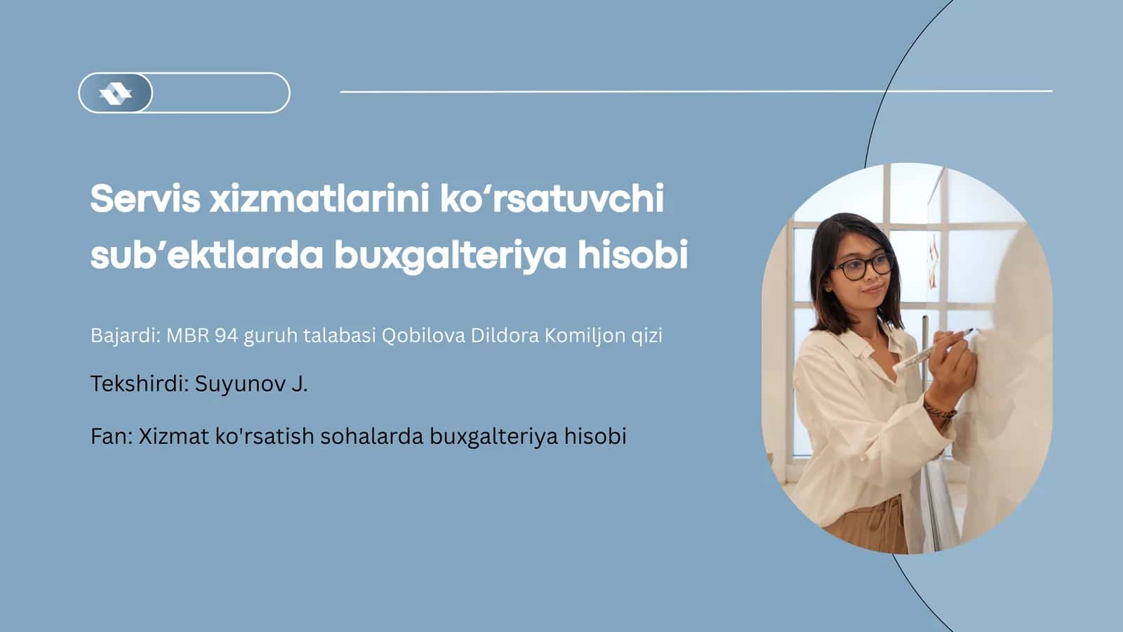 Servis xizmatlarini ko‘rsatuvchi sub’ektlar da buxgalteriya hisobi