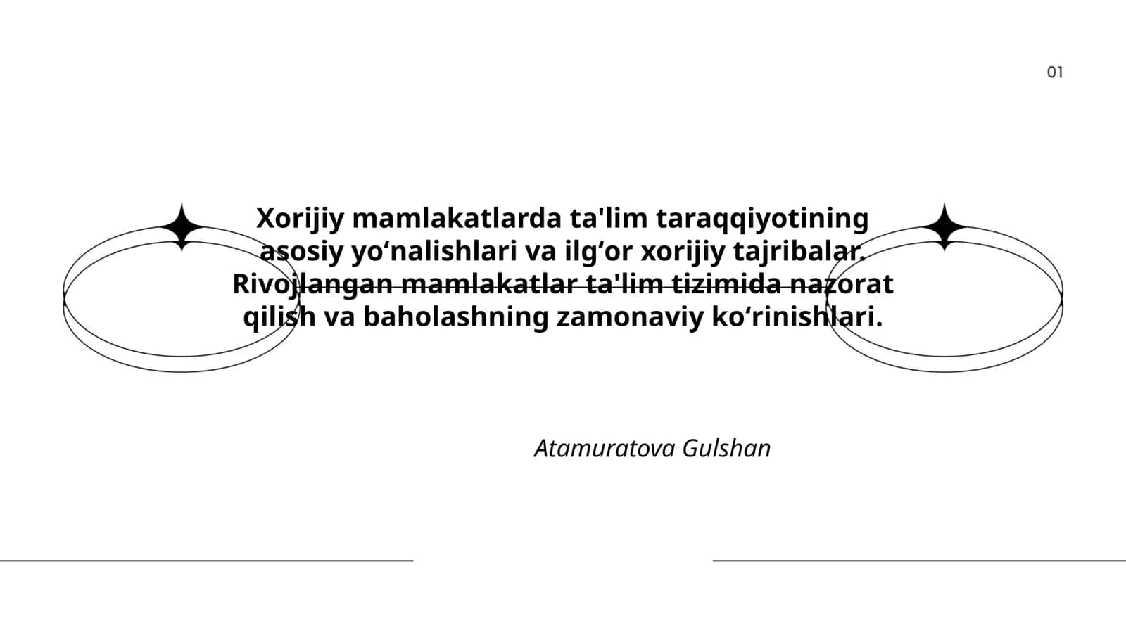 Xorijiy mamlakatlarda ta'lim taraqqiyotining asosiy yoʻnalishlari va ilgʻor xorijiy tajribalar