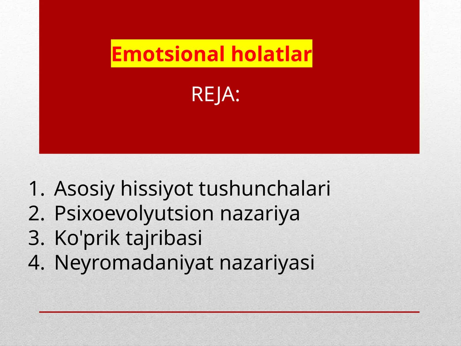 Emotsional holatlar