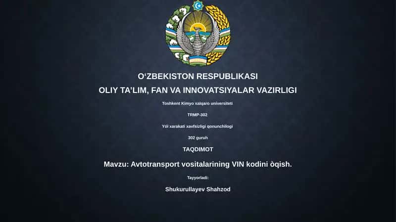 Yól xarakati xavfsizligi qonunchilogi
