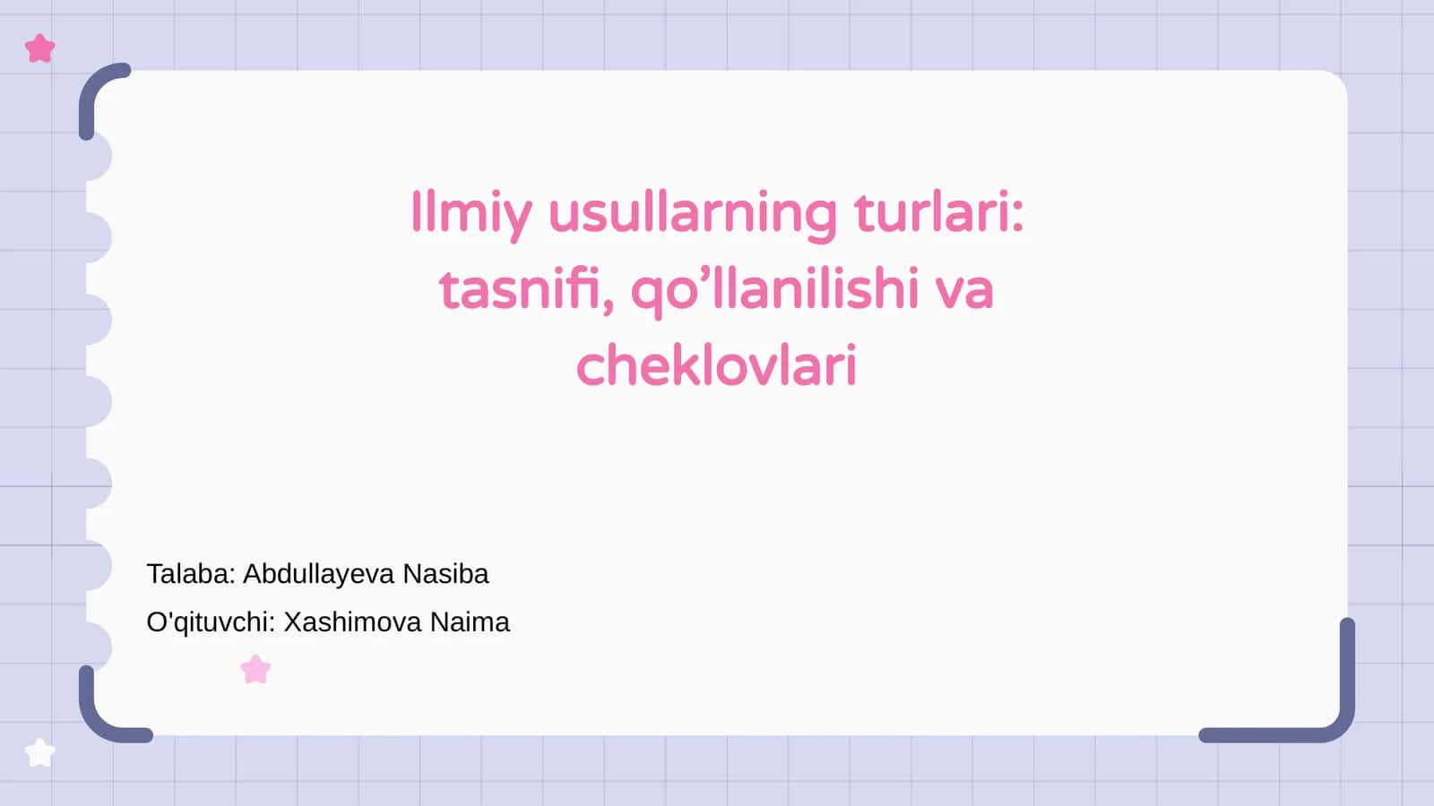 Ilmiy usullarning turlari: tasnifi, qo’llanilishi va cheklovlari
