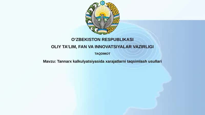 Tannarx kalkulyatsiyasi daxarajatlarni taqsimlash usullari
