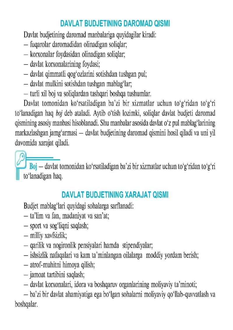 9-sinflar uchun Iqtisod va uning asoslari fanidan ko'rgazmalar