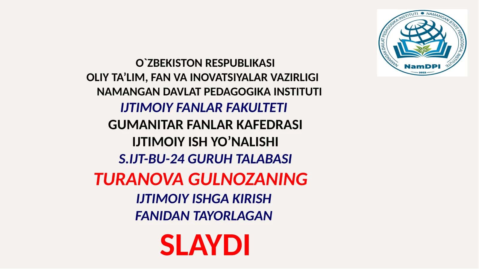 Slayd: Zamonaviy jamiiyatda ajralishlar va uning oqibatlari