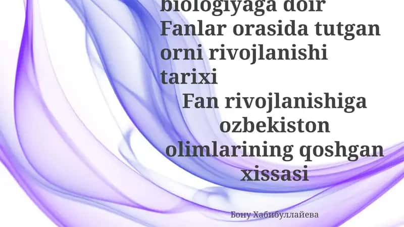 Biokimyo va Molekulyar Biokimyo: Biologiyadagi Muhim Rol