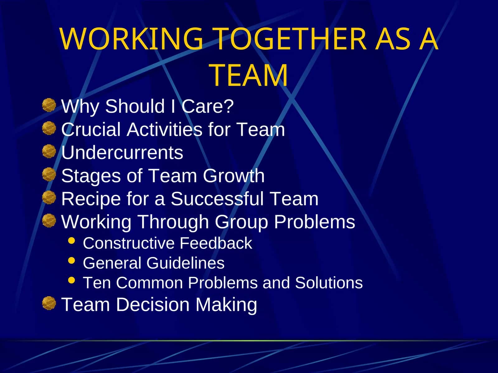 Team Development