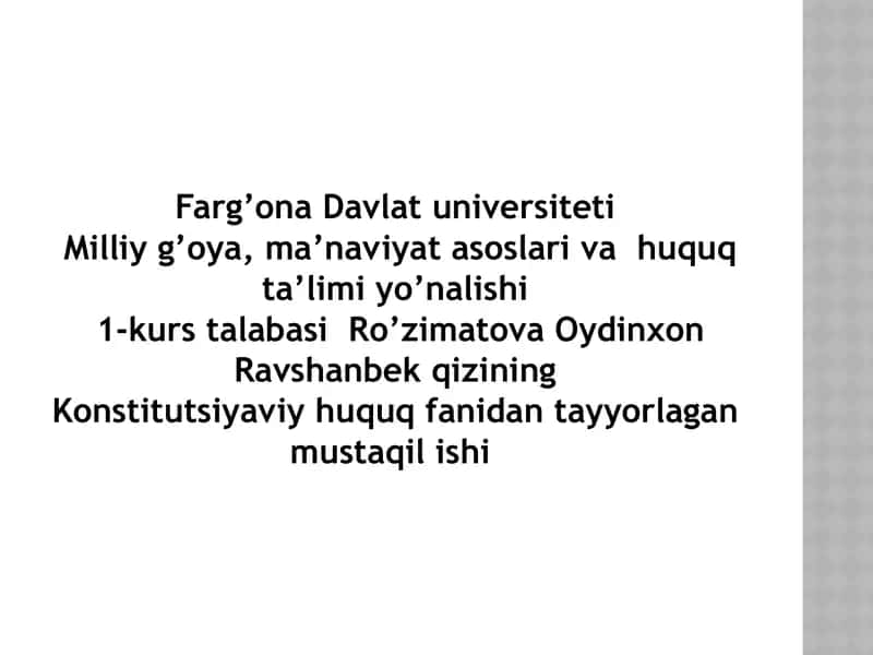 Davlattilidaishyuritishfaniningmaqsadvavazifalari