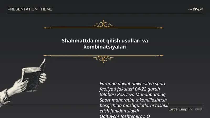Shahmattda mot qilish usullari va kombinatsiyalari