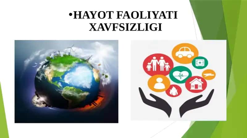 HAYOT FAOLIYATI XAVFSIZLIGI