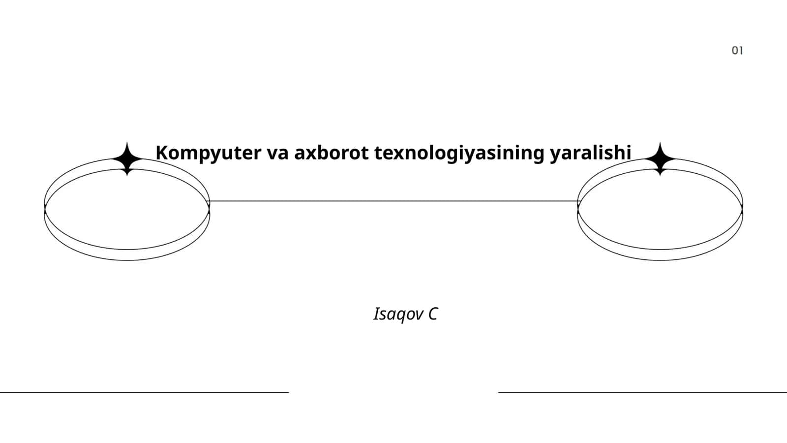 Kompyuter va axborot texnologiyasining yaralishi