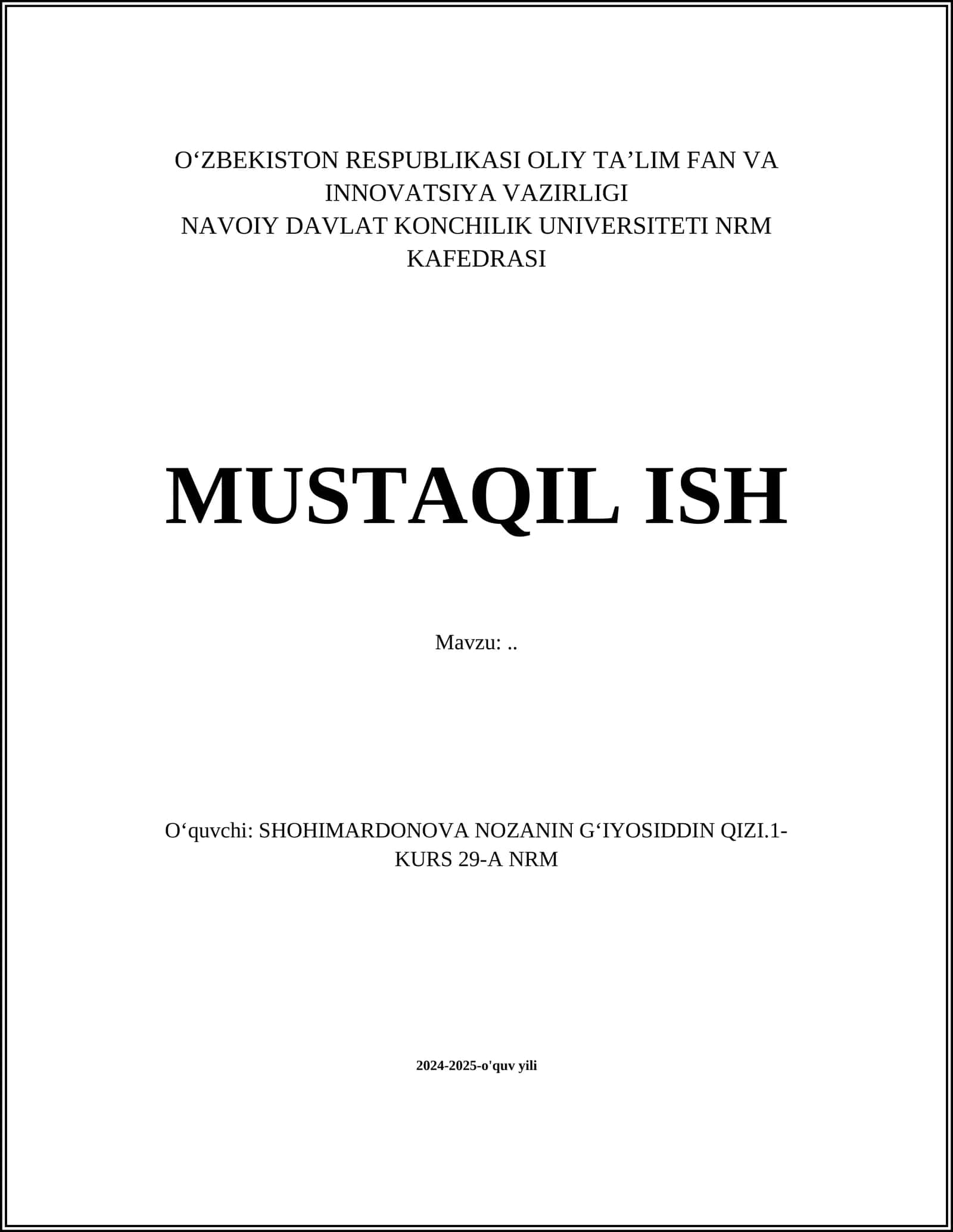 O'zbek tili grammatikasi