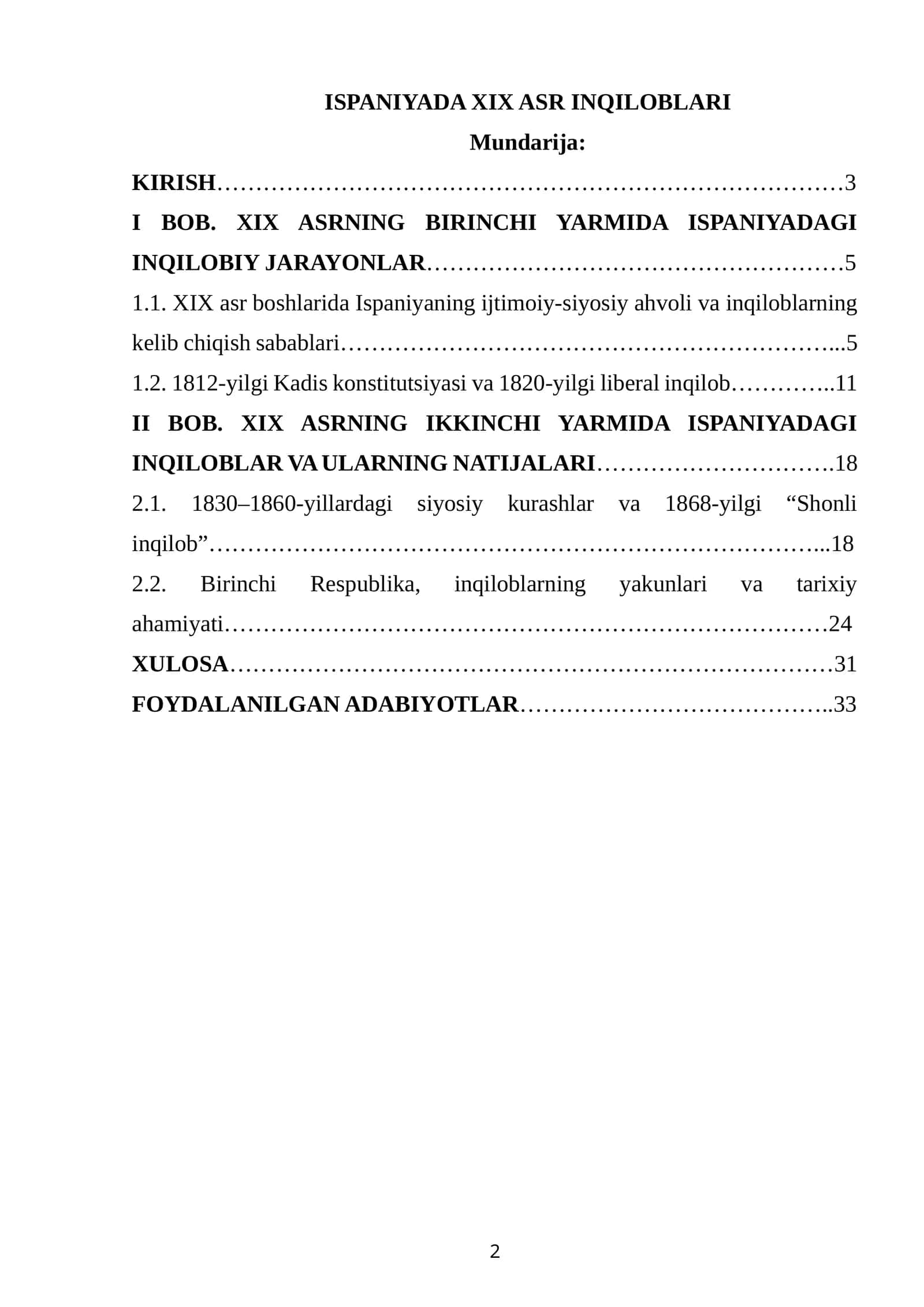 Ispaniyada XIX asr inqiloblari