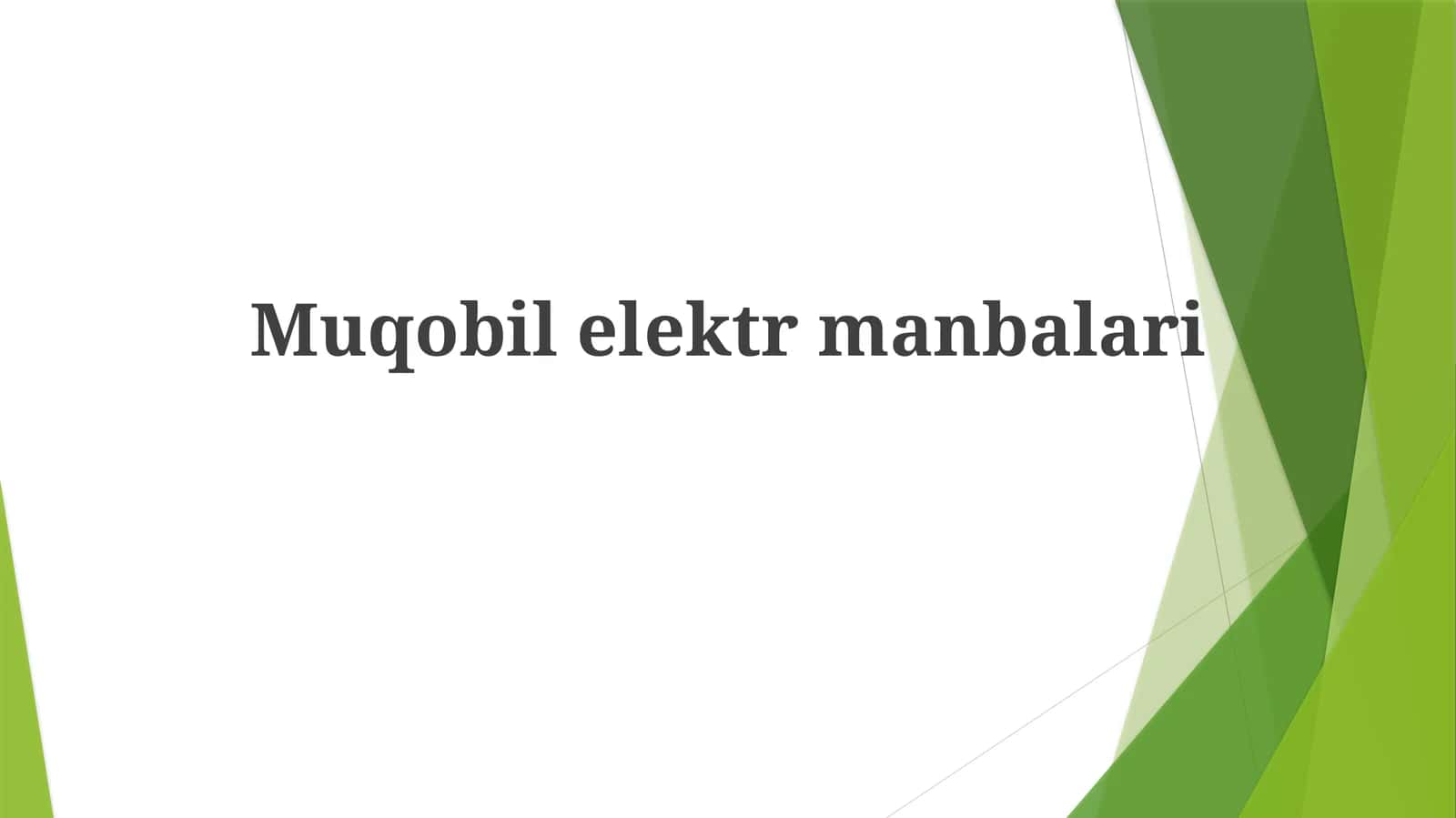 Muqobilelektrmanbalari