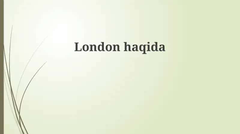 London: A Historical Overview