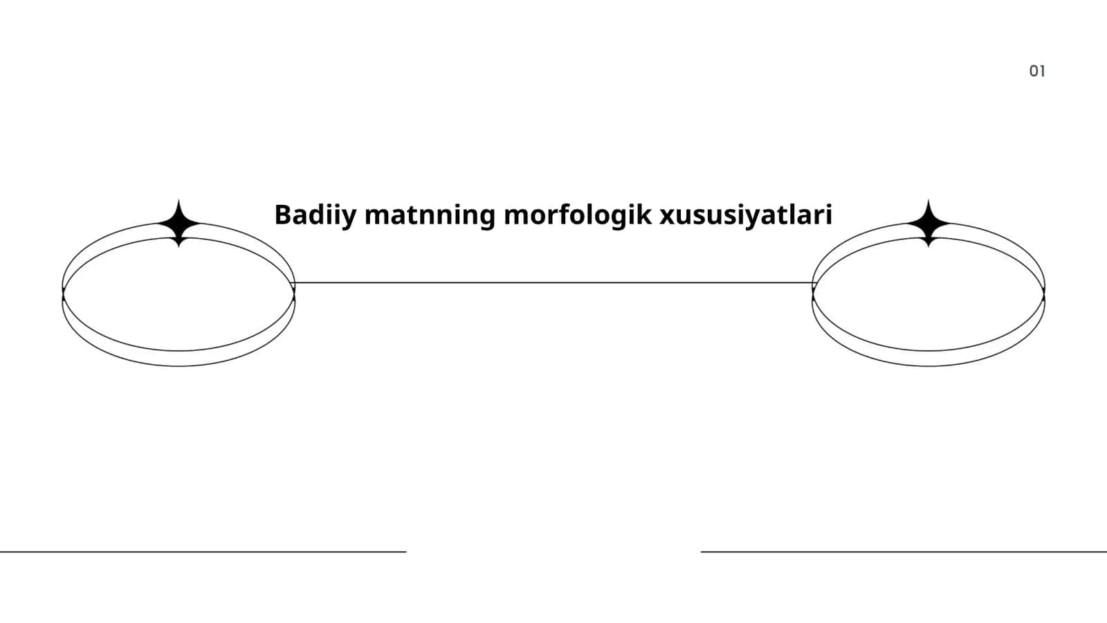 Badiiy matnning morfologik xususiyatlari