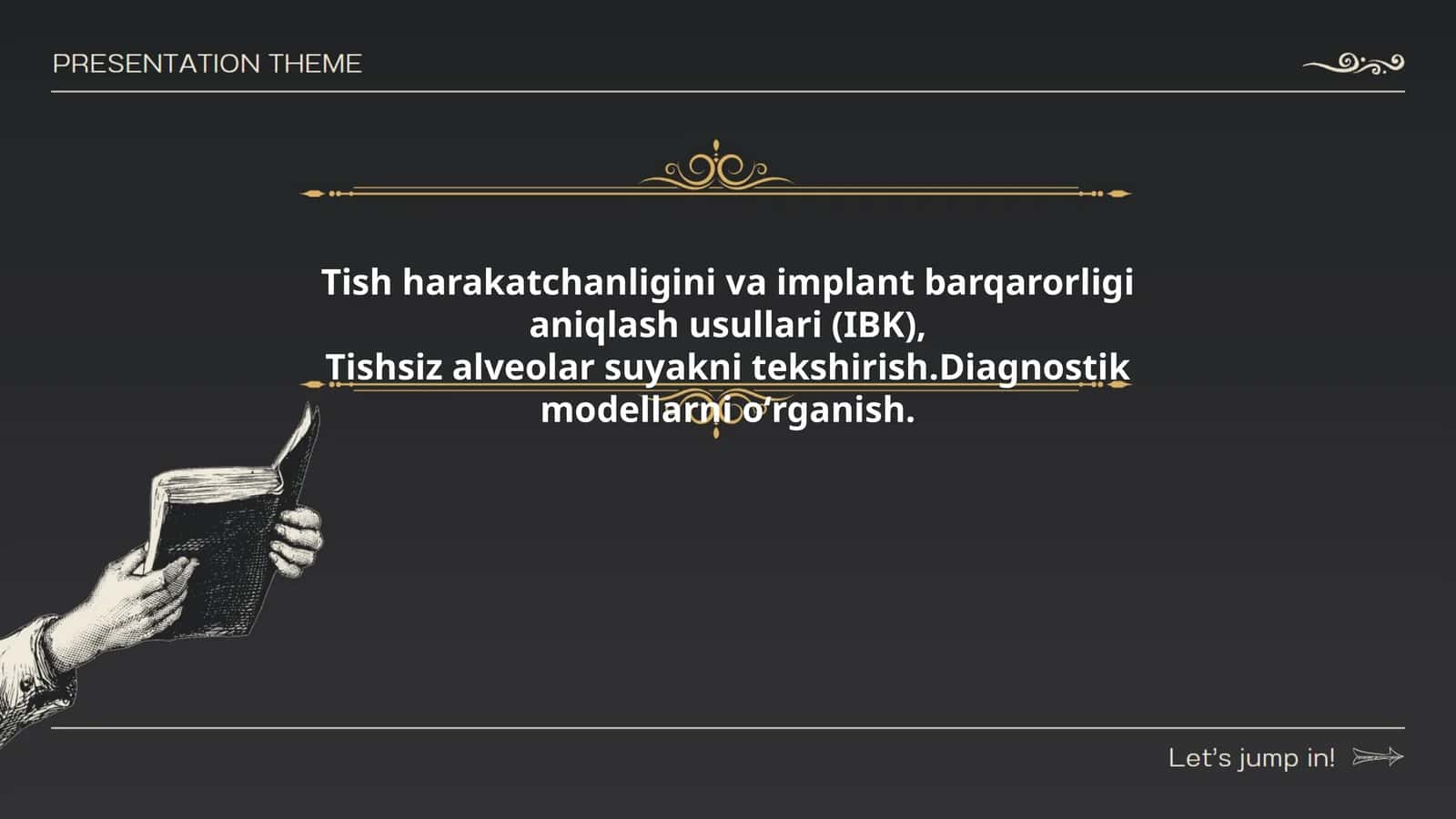 Tish harakatchanligini va implant barqarorligi aniqlash usullari (IBK)